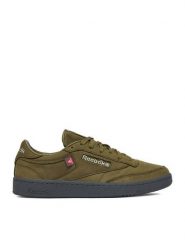 Reebok Sneakersy EO-CLUB C 85 100278976 Zielony ciemny. Zielone buty sportowe casual Reebok, bez wzorów, z nubiku, bez zapięcia. Za 399.99 zł.