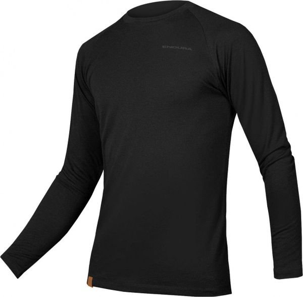 Podkoszulek z długim rękawem Endura BaaBaa. Czarne podkoszulki ENDURA, xl, bez wzorów, z syntetyku, bez ramiączek. Za 376.00 zł.