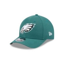 Czapka z daszkiem New Era 9forty Eagles NFL MC OTC. Zielone czapki z daszkiem New Era, bez wzorów, z materiału. Za 178.50 zł.