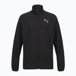 Kurtka do biegania męska PUMA Run Elite Ultraweave Jacket. Czarne kurtki Puma, m, bez wzorów, z materiału, bez kaptura. Za 219.99 zł.