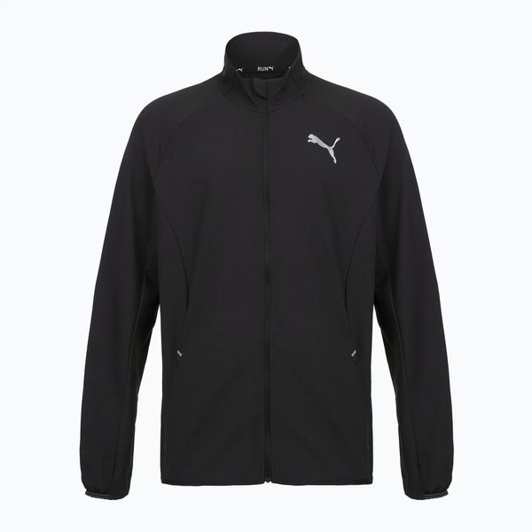 Kurtka do biegania męska PUMA Run Elite Ultraweave Jacket. Czarne kurtki Puma, m, bez wzorów, z materiału, bez kaptura. Za 219.99 zł.