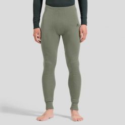 Spodnie Odlo BL BOTTOM long ACTIVE WARM. Szare bielizna termoaktywna ODLO, m, bez wzorów, z materiału, bez ramiączek, na fitness i siłownię. Za 249.99 zł.
