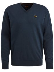 PME Legend Sweter w kolorze granatowym rozmiar: L. Niebieskie swetry nierozpinane PME Legend, l, bez wzorów, z bawełny, bez kołnierzyka, bez ramiączek. Za 236.61 zł.