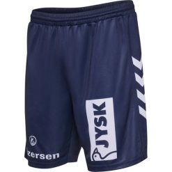 Krótki Domicyl SG Flensburg-Handewitt 2024/25. Niebieskie szorty Hummel, bez wzorów, sportowe. Za 228.00 zł.