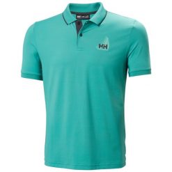 Polo Helly Hansen Figari. Zielone koszulki polo Helly Hansen, s, bez wzorów, bez kołnierzyka, bez ramiączek. Za 379.00 zł.