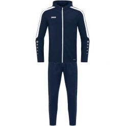 Dres z kapturem Jako Power. Niebieskie szorty JAKO, l, bez wzorów, z dresówki, sportowe. Za 562.00 zł.