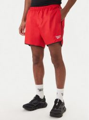 Reebok Szorty sportowe Best RK25557CCM Czerwony Regular Fit. Czerwone krótkie spodenki sportowe Reebok, m, bez wzorów, z syntetyku. Za 129.99 zł.