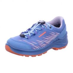Buty trekkingowe męskie Lowa Zirrox Low Gtx. Niebieskie buty trekkingowe Lowa, bez wzorów, z materiału, bez zapięcia. Za 545.00 zł.