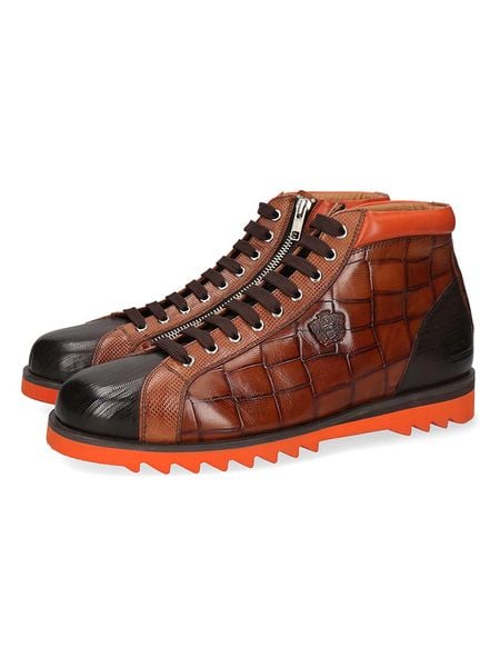 MELVIN & HAMILTON Skórzane sneakersy "Hadrian 11" w kolorze jasnobrązowym rozmiar: 42. Brązowe buty sportowe casual Melvin & Hamilton, bez wzorów, bez zapięcia. Za 525.86 zł.