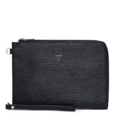 Saszetka Guess. Czarne saszetki i nerki Guess, z aplikacjami, małe, bez dodatków. Za 294.99 zł.
