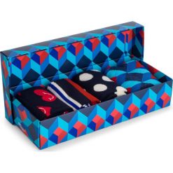 Zestaw 4 par wysokich skarpet unisex HAPPY SOCKS - XNAV09-6300 Kolorowy. Skarpety Happy Socks, bez wzorów, z bawełny. W wyprzedaży za 109.00 zł.