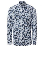 Olymp Level Five Koszula Mężczyźni Slim Fit Bawełna niebieski|biały, 41. Białe koszule OLYMP Level Five, m, bez wzorów, z bawełny, bez kołnierzyka, bez ramiączek. Za 399.95 zł.