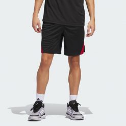 Szorty Legends 3-Stripes Basketball. Białe krótkie spodenki sportowe Adidas, xl, bez wzorów, z dzianiny. Za 109.00 zł.