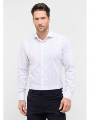 Eterna Koszula - Modern fit - w kolorze biało-niebieskim rozmiar: 38. Białe koszule Eterna, bez wzorów, z bawełny, bez kołnierzyka, bez ramiączek. Za 118.01 zł.