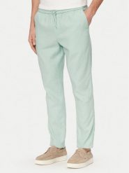 Tommy Hilfiger Chinosy Harlem MW0MW42336 Zielony jasny Regular Fit. Zielone eleganckie spodnie Tommy Hilfiger, m, ze lnu. Za 529.99 zł.