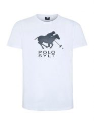 Polo Sylt Koszulka w kolorze białym rozmiar: XXL. Białe koszulki polo sportowe Polo Sylt, xxl, bez wzorów, bez kołnierzyka, bez ramiączek. Za 63.95 zł.