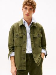 Tommy Hilfiger kurtka przejściowa Mężczyźni Bawełna zielony, XXL. Zielone kurtki Tommy Hilfiger, m, bez wzorów, z bawełny, bez kaptura. Za 479.95 zł.