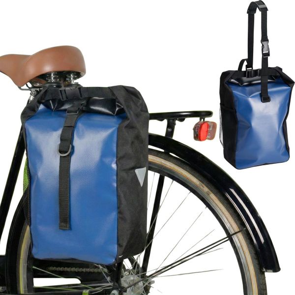 Sakwa torba pojedyncza rowerowa XqmaxPro 13,5L na bagażnik wodoodporna. Czerwone torby na ramię XQ MAX, bez wzorów, z materiału, na ramię, bez dodatków. Za 35.98 zł.