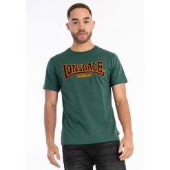 Koszulka Lonsdale Classic. Zielone t-shirty sportowe Lonsdale, bez wzorów, bez ramiączek. Za 184.00 zł.