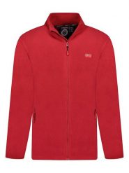 Geographical Norway Kurtka polarowa "Ulysse" w kolorze czerwonym rozmiar: 3XL. Czerwone kurtki Geographical Norway, xl, bez wzorów, z materiału, bez kaptura. Za 101.23 zł.