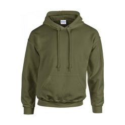 Bluza z kapturem Gildan Heavy Blend ®. Zielone bluzy z kapturem GILDAN, l, bez wzorów, z bawełny, z kapturem. Za 83.80 zł.
