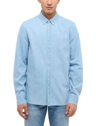 Męska Koszula Mustang Style Cullman Denim Blue 1017541 5000 100. Niebieskie koszule Mustang, m, bez wzorów, z denimu, bez kołnierzyka, bez ramiączek. Za 129.99 zł.