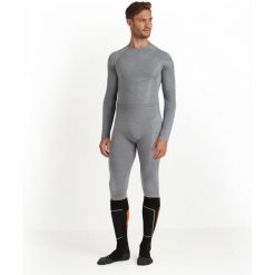 Legginsy Falke Wool-Tech. Szare legginsy długie sportowe Falke, m, bez wzorów. Za 435.50 zł.