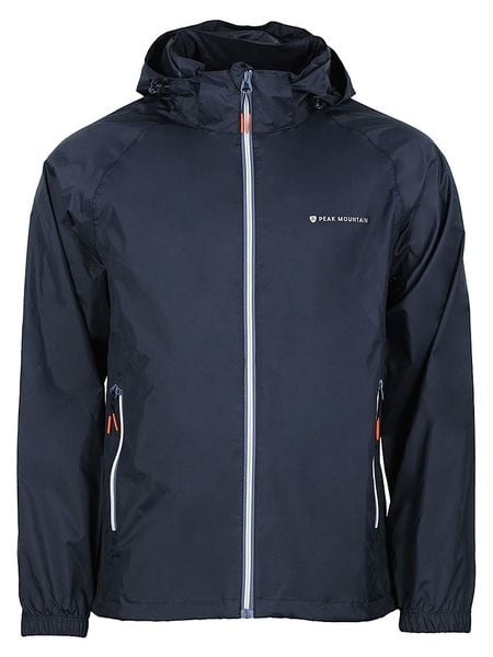 Peak Mountain Kurtka przeciwwiatrowa "Cabrest" w kolorze granatowym rozmiar: XXL. Niebieskie kurtki outdoor i hardshell Peak Mountain, xxl, bez wzorów, z materiału, bez kaptura. Za 126.75 zł.