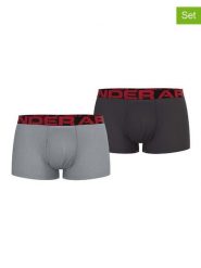 Under Armour Bokserki (2 pary) w kolorze szarym i antracytowym rozmiar: S. Czarne bokserki Under Armour, s, bez wzorów. Za 70.08 zł.