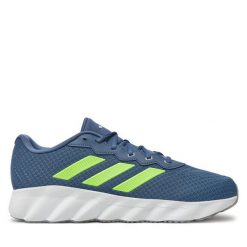 Buty do biegania adidas. Niebieskie buty do biegania Adidas, bez wzorów, bez zapięcia, do biegania. Za 599.99 zł.