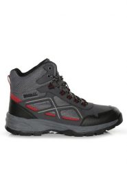 Regatta Trekkingi RMF807 Szary. Szare botki sznurowane Regatta, bez wzorów, z materiału, bez obcasa, bez zapięcia. Za 189.99 zł.