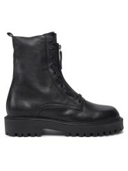 Vic Matié Kozaki 1F8608U 32B070101 Czarny. Czarne kozaki Vic Matié, bez wzorów, ze skóry, bez obcasa, bez zapięcia. Za 2,039.00 zł.