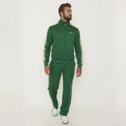 Dres sportowy UNIVERSAL STELLAR. Brązowe komplety dresowe Legea, xl, bez wzorów, z dresówki, bez ramiączek. W wyprzedaży za 160.00 zł.