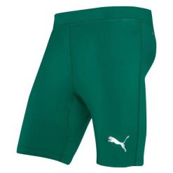 Szorty Puma Liga Baselayer. Zielone odzież kompresyjna Puma, m, bez wzorów, z dżerseju. Za 167.80 zł.