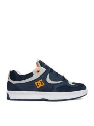 DC Shoes Sneakersy DC01721410 Granatowy. Niebieskie buty sportowe casual DC Shoes, bez wzorów, ze skóry, bez zapięcia. Za 399.99 zł.