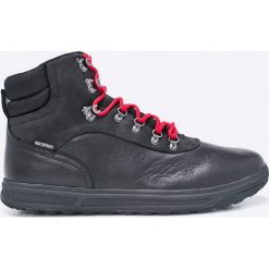 Polo Ralph Lauren - Buty. Czarne botki sznurowane marki Polo Ralph Lauren, z materiału. W wyprzedaży za 539.90 zł.