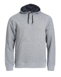 Clique Classic Hoody – męska bluza z kapturem szary melanż – grey melange. Szare bluzy z kapturem CLIQUE, l, bez wzorów, z bawełny, z kapturem. Za 216.90 zł.