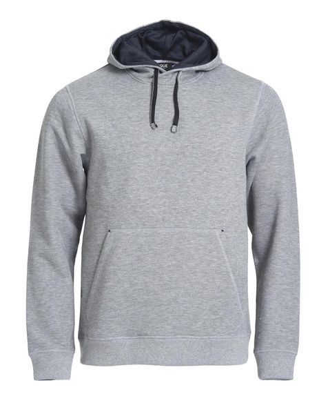 Clique Classic Hoody – męska bluza z kapturem szary melanż – grey melange. Szare bluzy z kapturem CLIQUE, l, bez wzorów, z bawełny, z kapturem. Za 216.90 zł.