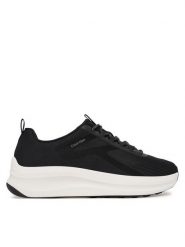 Calvin Klein Sneakersy Andrea - Chunky Ck Stripe Runner Trainers HM0HM02158 Czarny. Czarne buty sportowe casual CALVIN KLEIN, bez wzorów, z materiału, bez zapięcia. Za 569.99 zł.