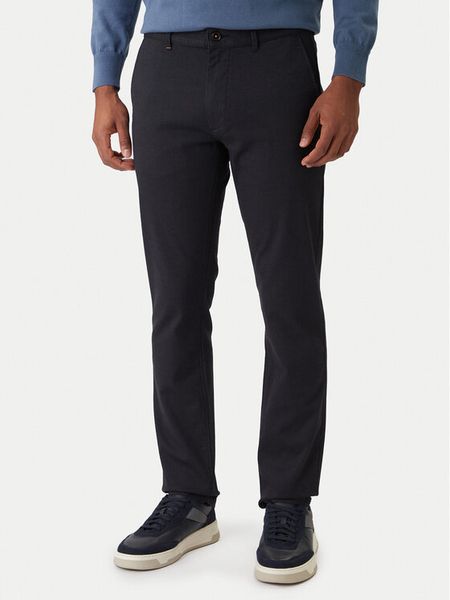 BOSS Chinosy 50547719 Czarny Slim Fit. Czarne eleganckie spodnie Boss, m, z syntetyku. Za 579.99 zł.