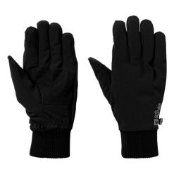 Rękawiczki trekkingowe Jack Wolfskin Supersonic XT. Czarne rękawiczki Jack Wolfskin, bez wzorów. Za 229.99 zł.