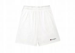 Spodenki shorty na co dzień męskie CHAMPION bawełna. Białe krótkie spodenki sportowe Champion, l, bez wzorów, z bawełny. Za 135.00 zł.