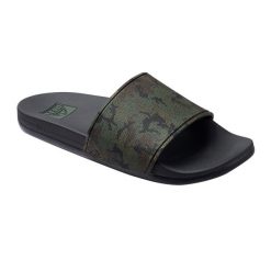 Klapki basenowe męskie REEF Cushion Slide. Czarne klapki Reef. Za 179.99 zł.