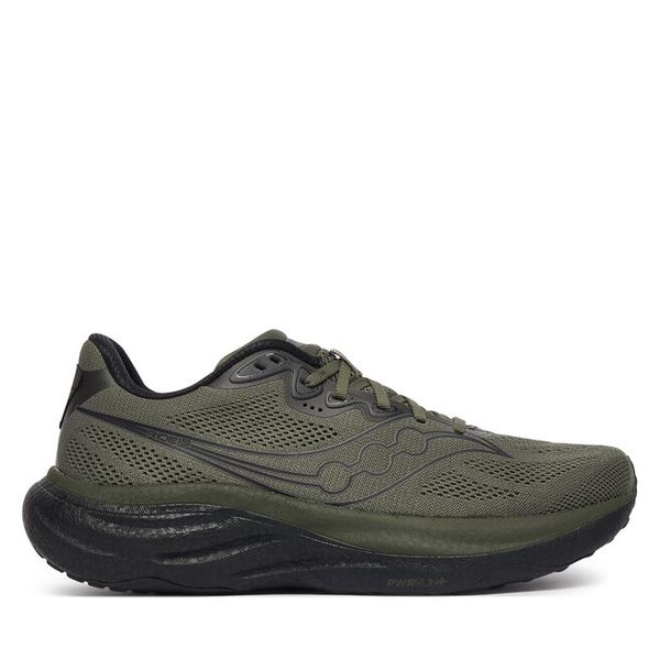 Buty do biegania Saucony. Zielone buty do biegania Saucony, bez wzorów, bez zapięcia, do biegania. Za 699.99 zł.