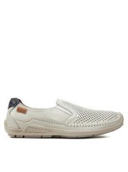Pikolinos Półbuty 06H-3126 Biały. Białe eleganckie półbuty Pikolinos, bez wzorów, ze skóry, bez obcasa, bez zapięcia. Za 419.99 zł.