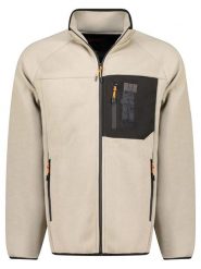 Canadian Peak Kurtka polarowa "Thizyeak" w kolorze beżowym rozmiar: 3XL. Brązowe kurtki Canadian Peak, xl, bez wzorów, z materiału, bez kaptura. Za 130.99 zł.