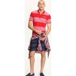 T-SHIRT POLO MĘSKI W PASKI. Koszulki polo marki TOP SECRET. W wyprzedaży za 24.99 zł.