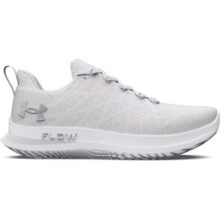 Buty do biegania Under Armour Velociti 3. Białe buty do biegania Under Armour, bez wzorów, bez zapięcia, do biegania. W wyprzedaży za 512.65 zł.