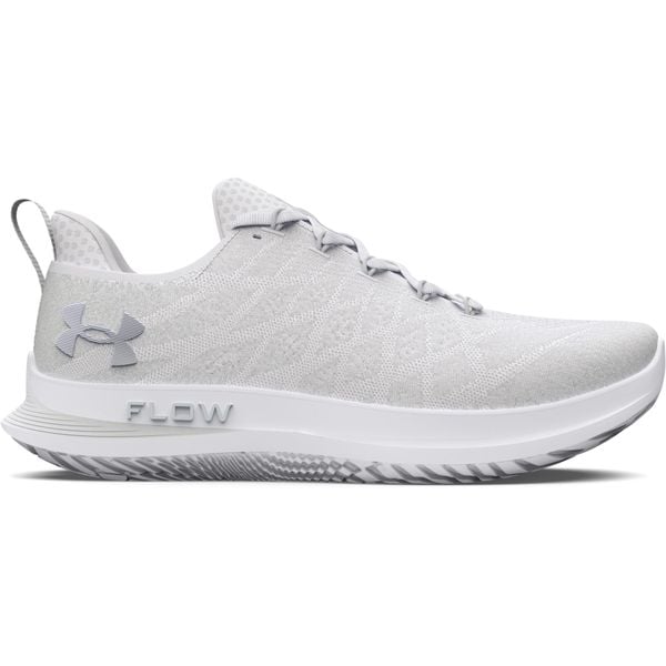 Buty do biegania Under Armour Velociti 3. Białe buty do biegania Under Armour, bez wzorów, bez zapięcia, do biegania. W wyprzedaży za 527.20 zł.