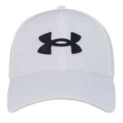 Męska Czapka Z Daszkiem Blitzing. Białe czapki z daszkiem Under Armour, bez wzorów. Za 136.99 zł.